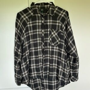 Wild fable oversized button down